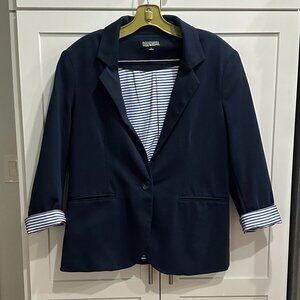 Original Nicole Miller Womens Dk. Blue Jacket, Size: Large